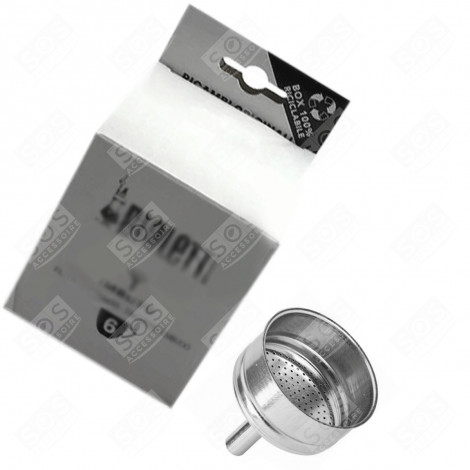 FILTRE ENTONNOIR 6 TASSES MOKA D'ORIGINE CAFETIÈRE, MACHINE À CAFÉ - 0800126