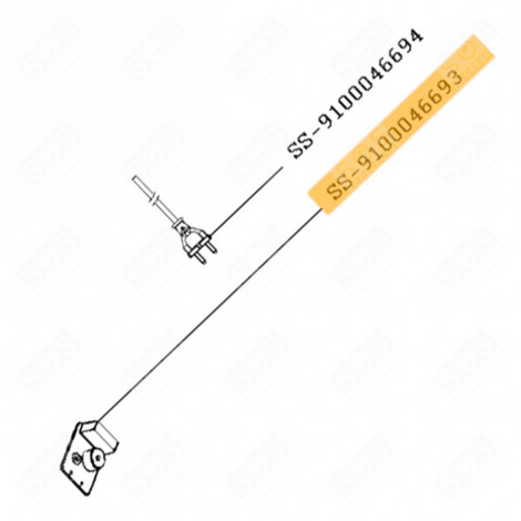 CARTE ÉLECTRONIQUE / HAUT-PARLEUR (REPÈRE N°SS-9100046693) DIVERS PETIT MÉNAGER - SS-9100046693, SS-9100046686