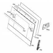 Vitre extérieure (repère 300)