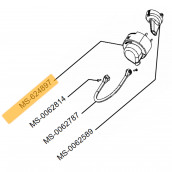 Enjoliveur buse (repère n°MS-624897) NESPRESSO PIXIE Enjoliveur buse (repère n°MS-624897) NESPRESSO PIXIE