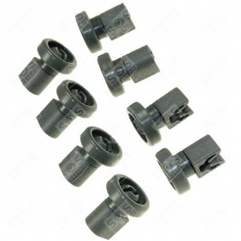 8 ROULETTES PANIER SUPÉRIEUR D'ORIGINE LAVE-VAISSELLE - 50286967000
