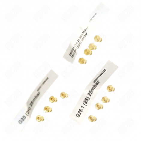 KITS D'INJECTEURS PLAQUE DE CUISSON - 488000629918, C00629918