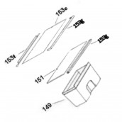 Clayette bac à légumes (repère n°151)