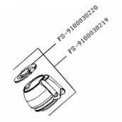 Verseuse avec couvercle (repère n°FS-9100030219)