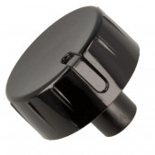 Bouton, manette noir