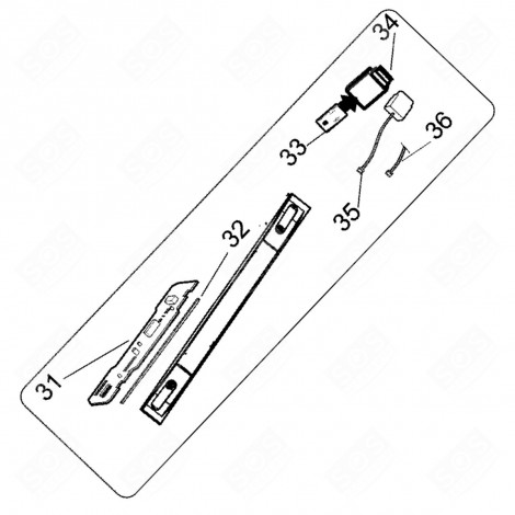 CARTE ÉLECTRONIQUE DE PUISSANCE (REPÈRE N°31) FRIGO, RÉFRIGÉRATEUR, CONGÉLATEUR - 488000480922, C00480922