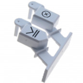 Bouton poussoir droit