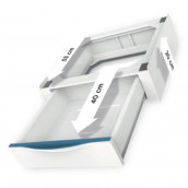 Kit universel de superposition avec tiroir coulissant