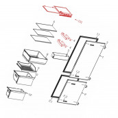Clayette bac à légumes (repère n°6)