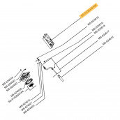 Carte électronique + Support (repère n°SS-9100049166) Carte électronique + Support (repère n°SS-9100049166)