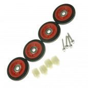 Lot de 4 roulettes d'origine