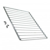 Grille chromée L » 350X470 mm extensible 350X750 mm avec vis encastrée et clé de montage