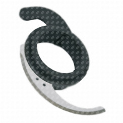 Couteau hachoir gris