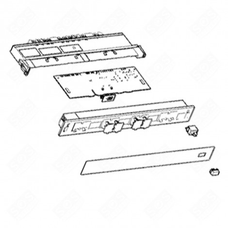 CARTE ÉLECTRONIQUE DE COMMANDE REPÈRE 0101 FRIGO, RÉFRIGÉRATEUR, CONGÉLATEUR - 11041360