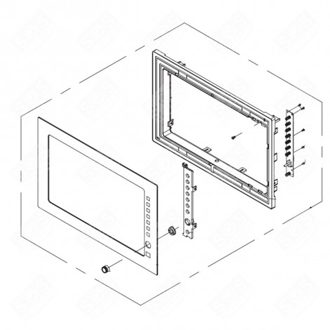 CADRE DE PORTE FOUR MICRO-ONDES - 9178038715