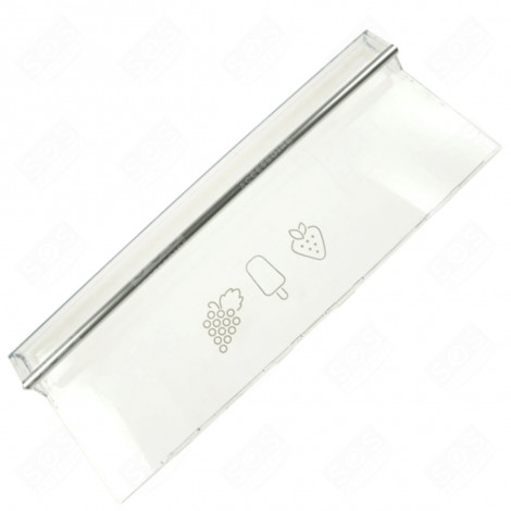 FAÇADE DE TIROIR D'ORIGINE 400X150 MM (PARTIE CONGÉLATEUR) FRIGO, RÉFRIGÉRATEUR, CONGÉLATEUR - 76613A710