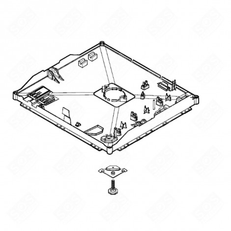 BASE ASSEMBLÉE MACHINE À LAVER, LAVE-LINGE - AAN35036505