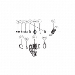 Durite boite à produits repère 89