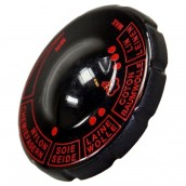 Disque de reglage gris-rouge