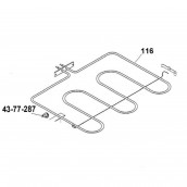 Résistance grill repère 116