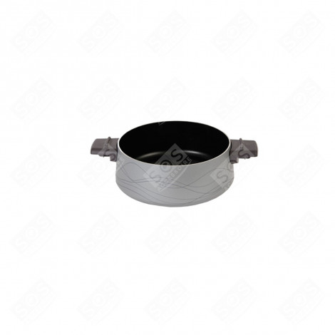 CAQUELON GRIS + POIGNÉE RACLETTE, GRIL, WOK - TS-01021860
