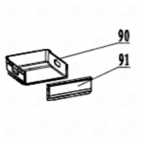 TIROIR FREEZER FRIGO, RÉFRIGÉRATEUR, CONGÉLATEUR - FR001228