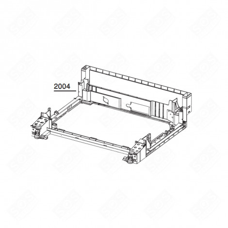 SOCLE CHASSIS LAVE-VAISSELLE - 1783710600