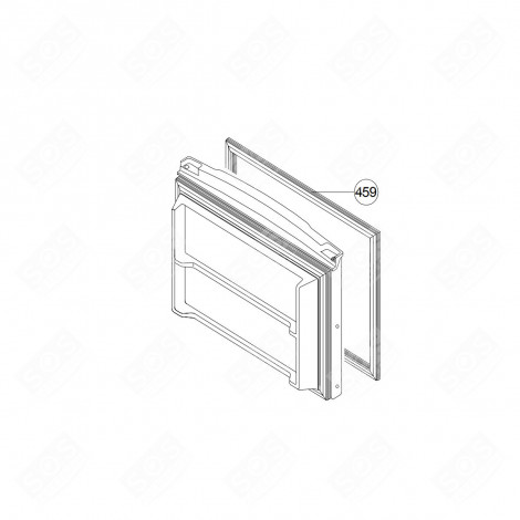 JOINT DE PORTE REPÈRE 459 (PARTIE CONGÉLATEUR) FRIGO, RÉFRIGÉRATEUR, CONGÉLATEUR - 42055098