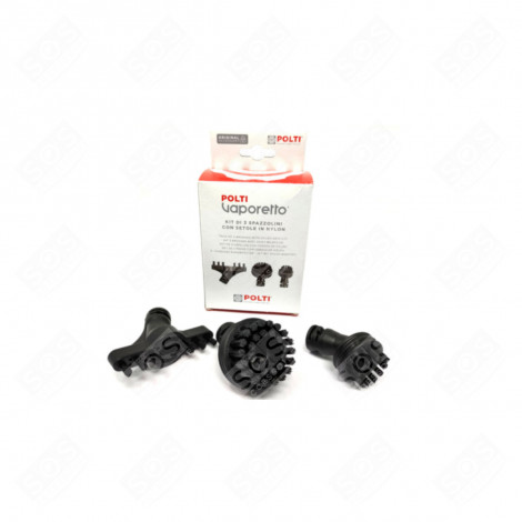 LOT DE 3 BROSSETTES NETTOYEUR VAPEUR - PAEU0344