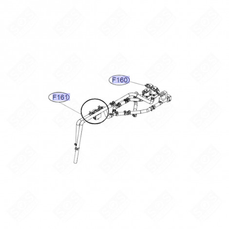 ELECTROVANNE REPÈRE F160 MACHINE À LAVER, LAVE-LINGE - 5220FR2075N
