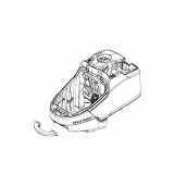 Demi boitier supérieur