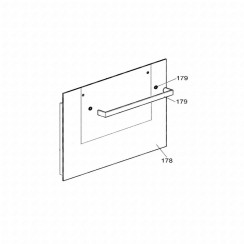 Vitre extérieure (repère 178)  595x468 mm