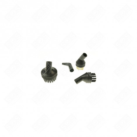 LOT DE TROIS BROSSETTES ET D'UNE BUSE NETTOYEUR VAPEUR - SLDB2629