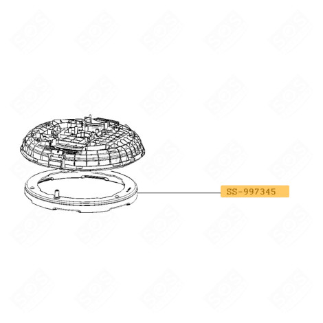 BAGUE  DE VERROU CUISEUR VAPEUR - SS-997345, SS997345