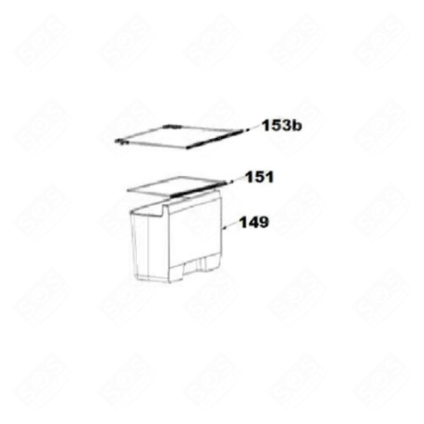 CLAYETTE FRIGO, RÉFRIGÉRATEUR, CONGÉLATEUR - 49122683