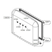 Joint de porte congélateur  (Repère 133147)