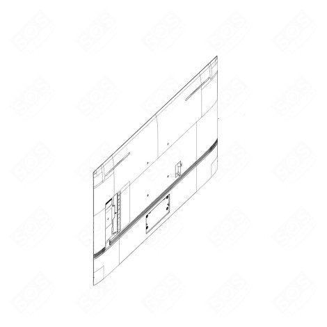 COUVERCLE ARRIÈRE TÉLÉVISION - BN96-54812D