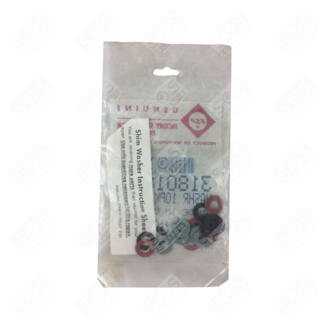 LOT DE 6 RONDELLES DE RÉGLAGE ROBOT MÉNAGER - 3180162