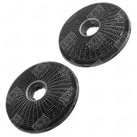 LOT DE 2 FILTRES A CHARBON ECFB02 D'ORIGINE HOTTE - 9029798775, 9029865723