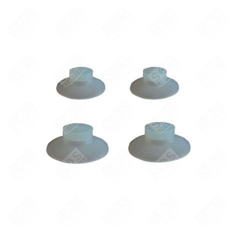 LOT DE 4 PATINS EN SILICONE ROBOT MÉNAGER - 500571400