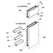 Joint de porte (partie congélateur repère n°2415)