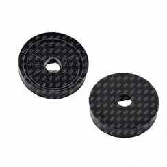 Lot de 2 filtres a charbon longue durée  165X33 mm