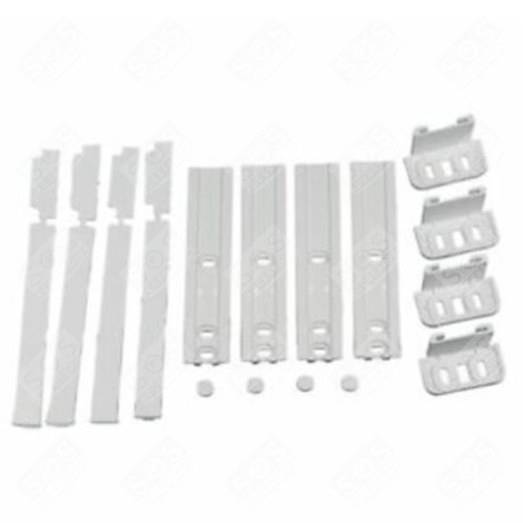 ENSEMBLE GLISSIÈRES DE PORTE FRIGO, RÉFRIGÉRATEUR, CONGÉLATEUR - 481231019131, C00312150
