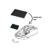 Filtre mousse et boitier