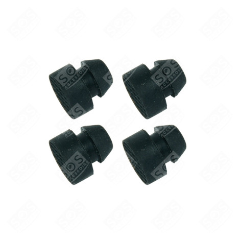LOT DE 4 PIEDS CAFETIÈRE, MACHINE À CAFÉ - SS-201756, SS201756