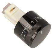 Bouton, manette noir