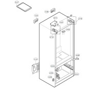 Joint de porte (partie congélateur repère 103A)