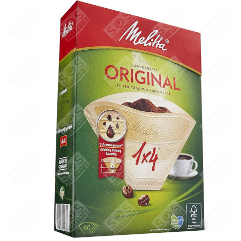 FILTRES À CAFÉ  AVEC TYPE 1 X 4 D’ARÔME (PAQUET DE 80 PIÈCES)  CAFETIÈRE, MACHINE À CAFÉ - 6658076