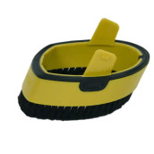 Brosse, embout amovible jaune
