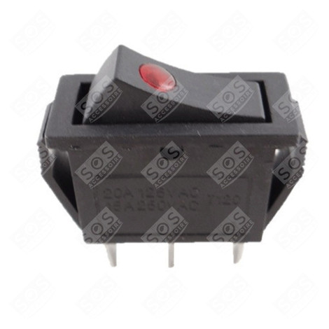 INTERRUPTEUR LUMINEUX 3 COSSES DIVERS PETIT MÉNAGER - F093